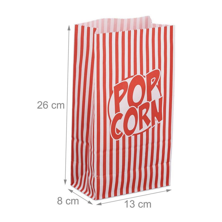Northix  Retro Popcornröhre 100er-Pack 