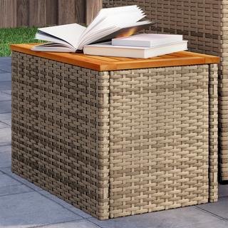 VidaXL Garten beistelltisch poly-rattan  