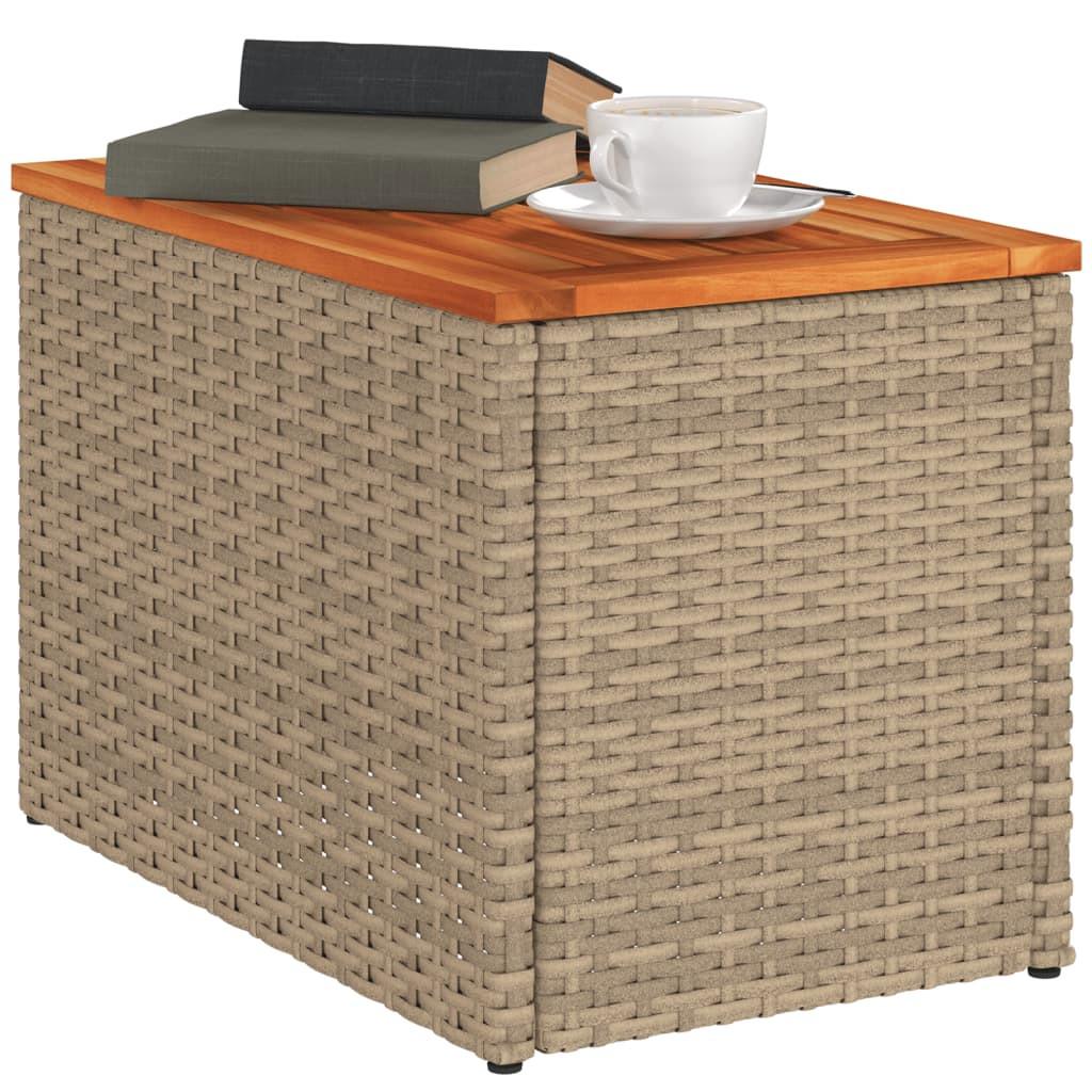 VidaXL Garten beistelltisch poly-rattan  