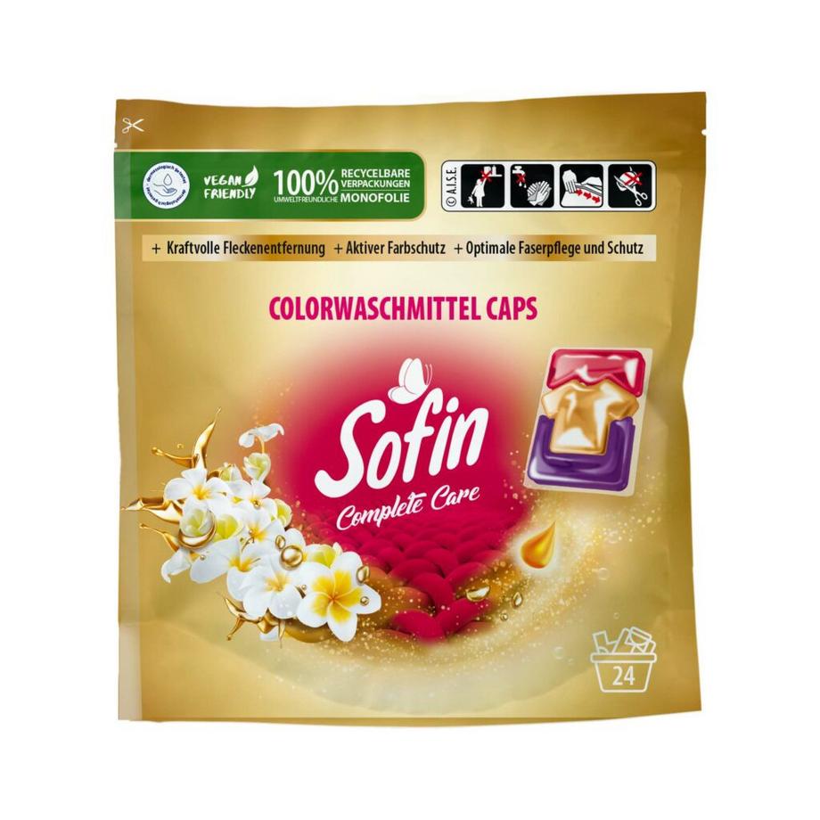 CREaCLEAN Sofin Colorwaschittel Caps , 24 Stück