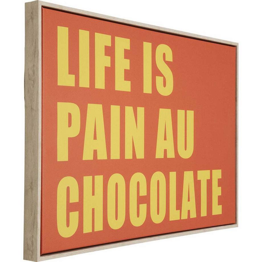 KARE Design Tableau encadré Pain Au Chocolat 40x60  