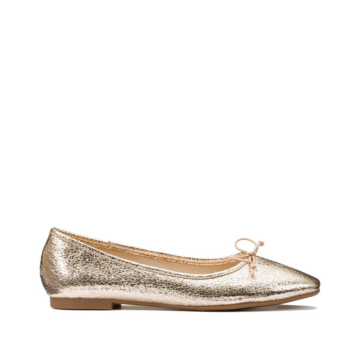 La Redoute Collections  Ballerinas in Metallic-Optik 