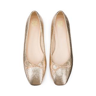 La Redoute Collections  Ballerinas in Metallic-Optik 