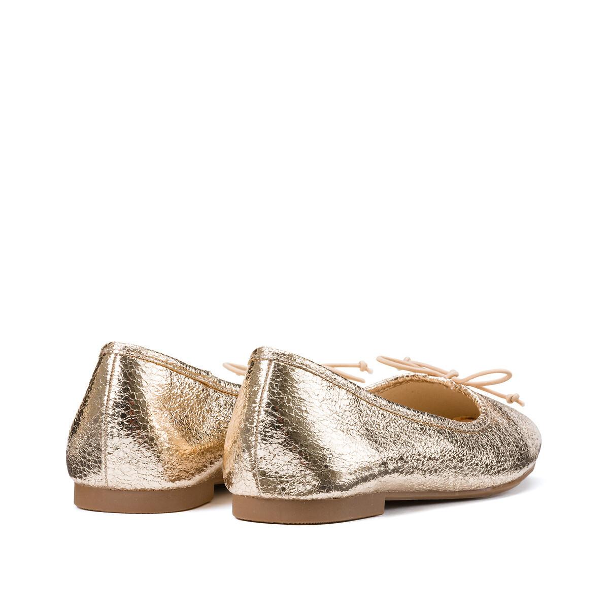 La Redoute Collections  Ballerinas in Metallic-Optik 