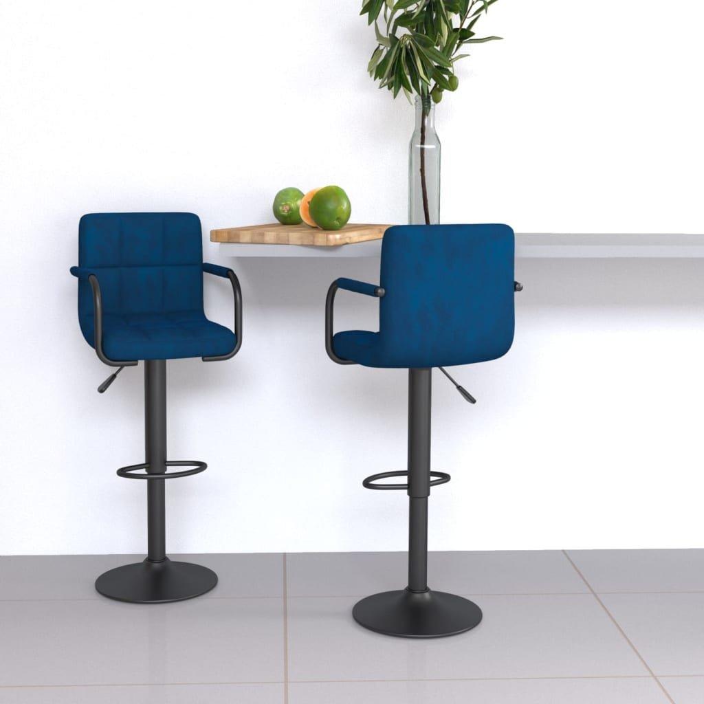 VidaXL Tabouret de bar velours  