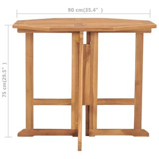 VidaXL Table de salle à manger bois  