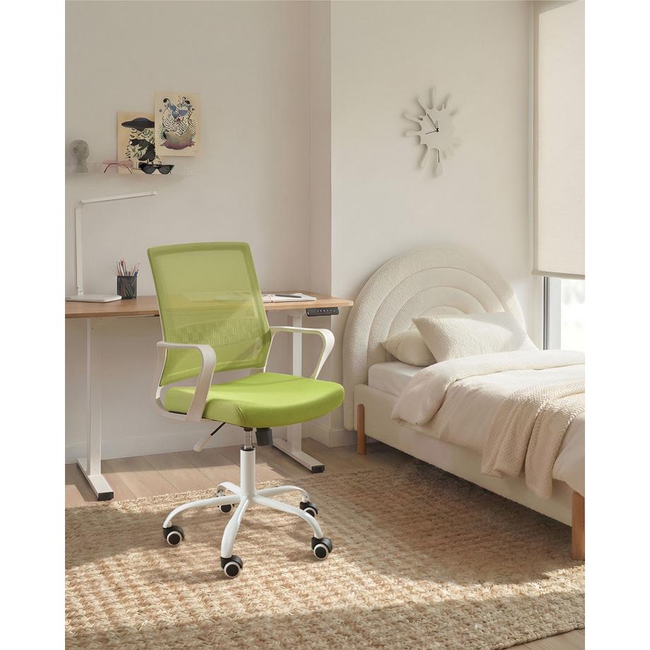 Beliani Chaise de bureau en Tissu maillé Traditionnel EASE  