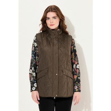 Gilet matelassé déperlant, doublure faisans