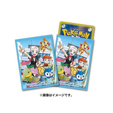 Pokemon Center Original Deck Sleeves Shield Kouki & Hikari