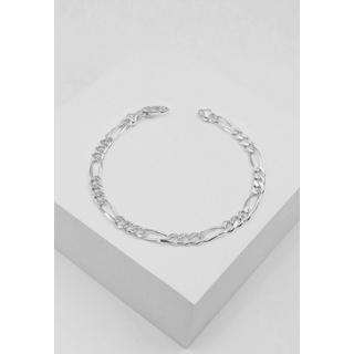 MUAU Schmuck  Bracelet Figaro Weissgold 750, 19cm, 4.5mm 