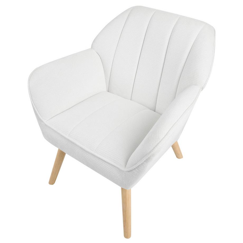 Beliani Fauteuil en Tissu Minimaliste TORUD  