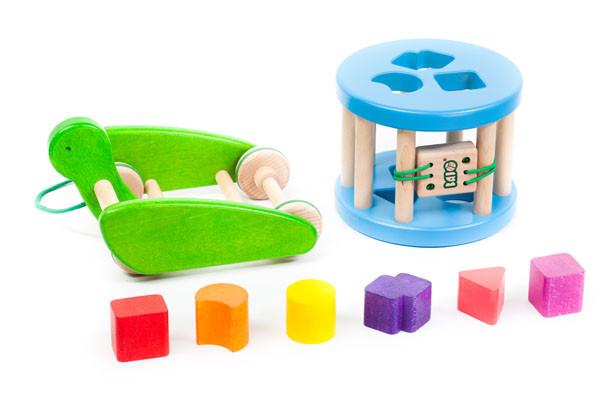 Bajo  Escargot à formes couleur bleu, jouets pour bébé, Bajo 