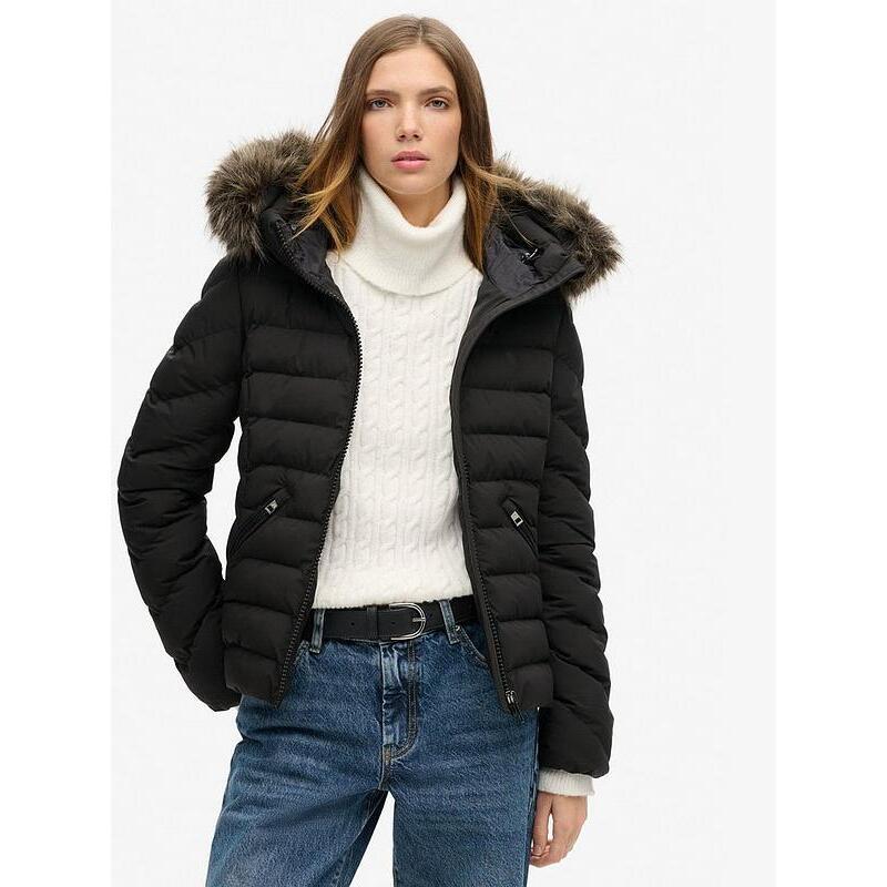 Superdry  piuino ibottito da fuji faux fur 