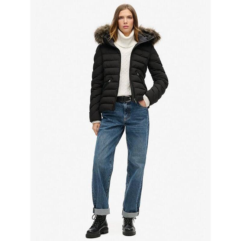 Superdry  doudoune rebourrée fuji faux fur 