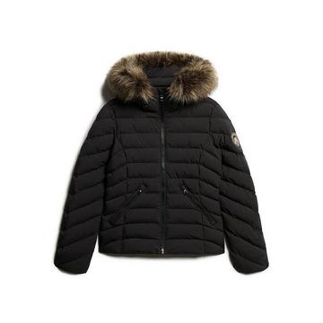 doudoune rebourrée fuji faux fur