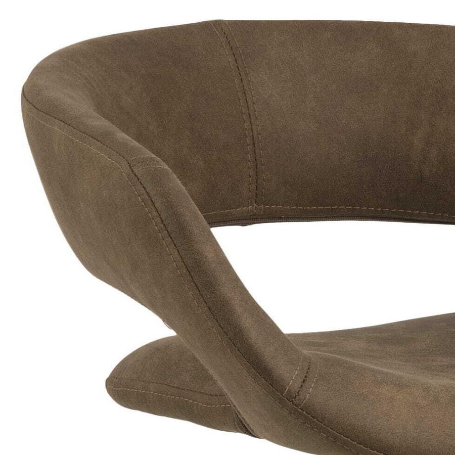 mutoni Barhocker Cabot Metall hellbraun  