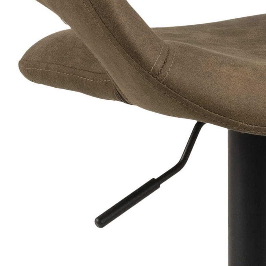 mutoni Barhocker Cabot Metall hellbraun  