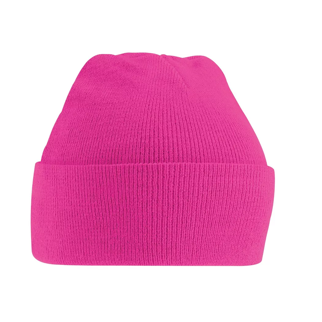 Beechfield - Mütze, One Size, Fucsia