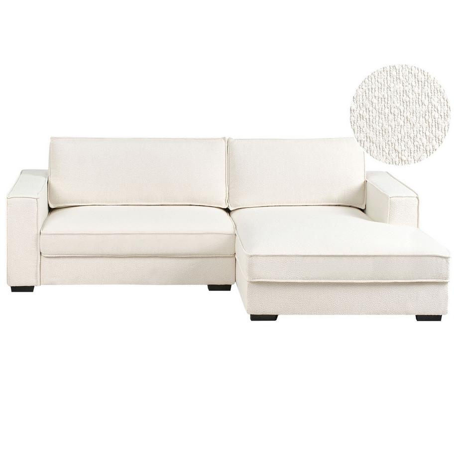 Linksseitiges Ecksofa aus Bouclé  RENDERS