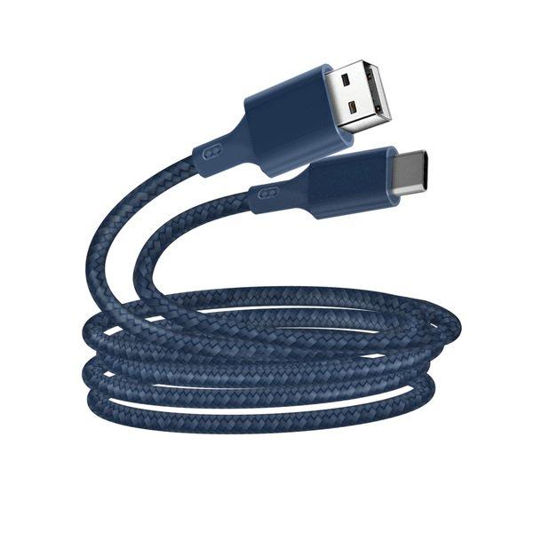 Image of USB / USB-C Kabel 2m Just Green Blau