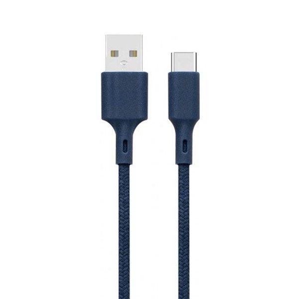 Just green  Cavo da USB a USB-C 2 m Just Green Blu 