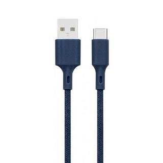 Just green  Câble USB vers USB-C 2m Just Green Bleu 