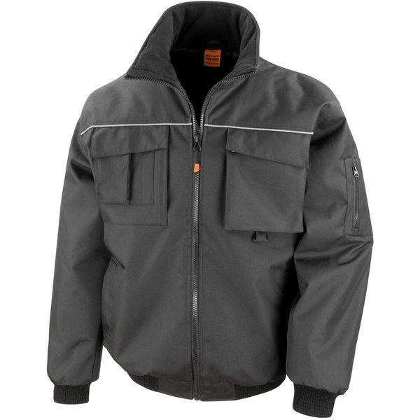 Image of Workguard Pilotenjacke Arbeitsjacke Herren Schwarz 4XL