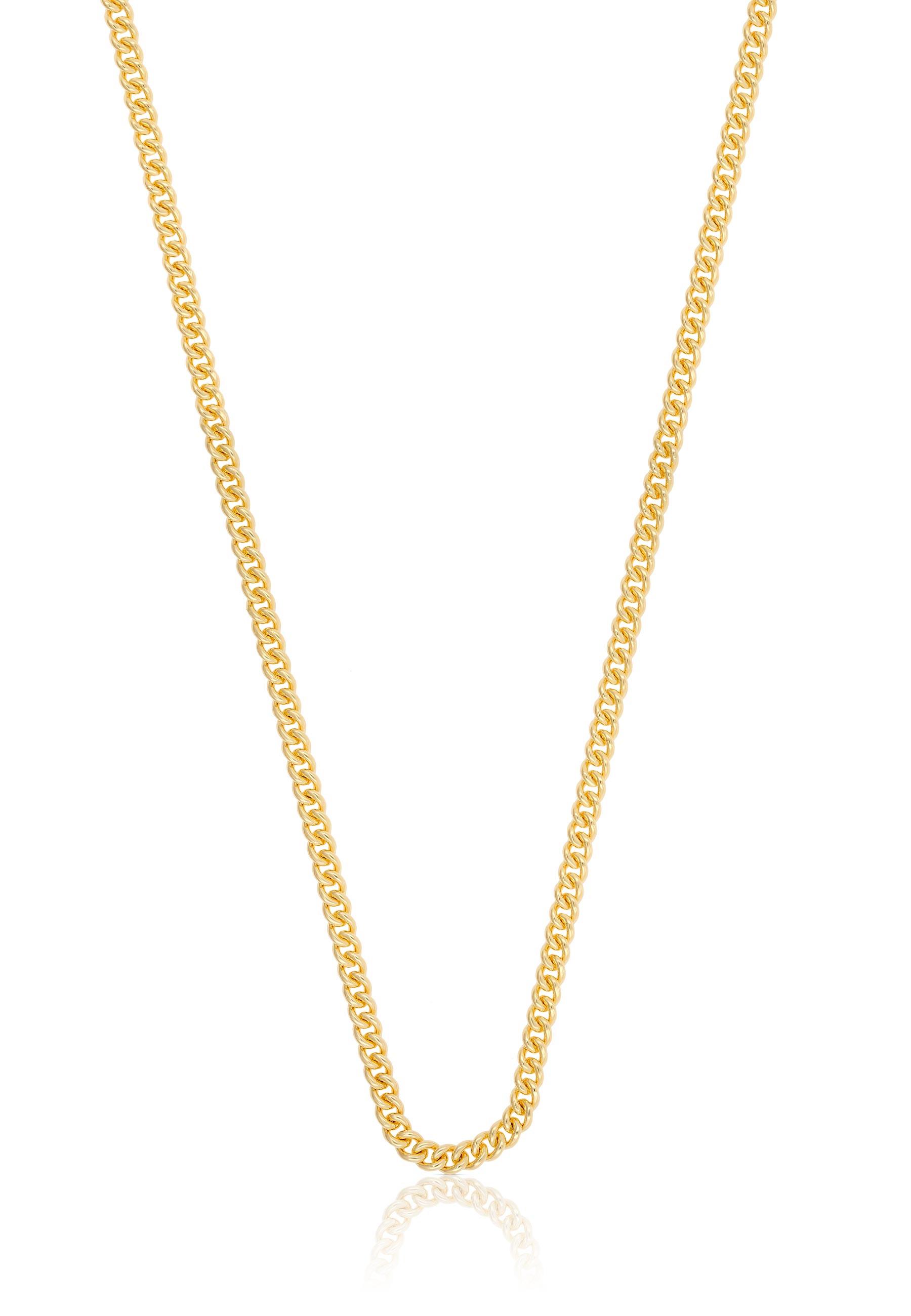 MUAU Schmuck  Collier Panzer Gelbgold 750, 2.1mm, 50cm 