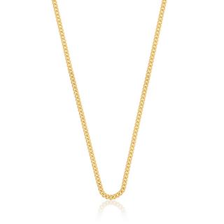 MUAU Schmuck  Collier Panzer Gelbgold 750, 2.1mm, 50cm 