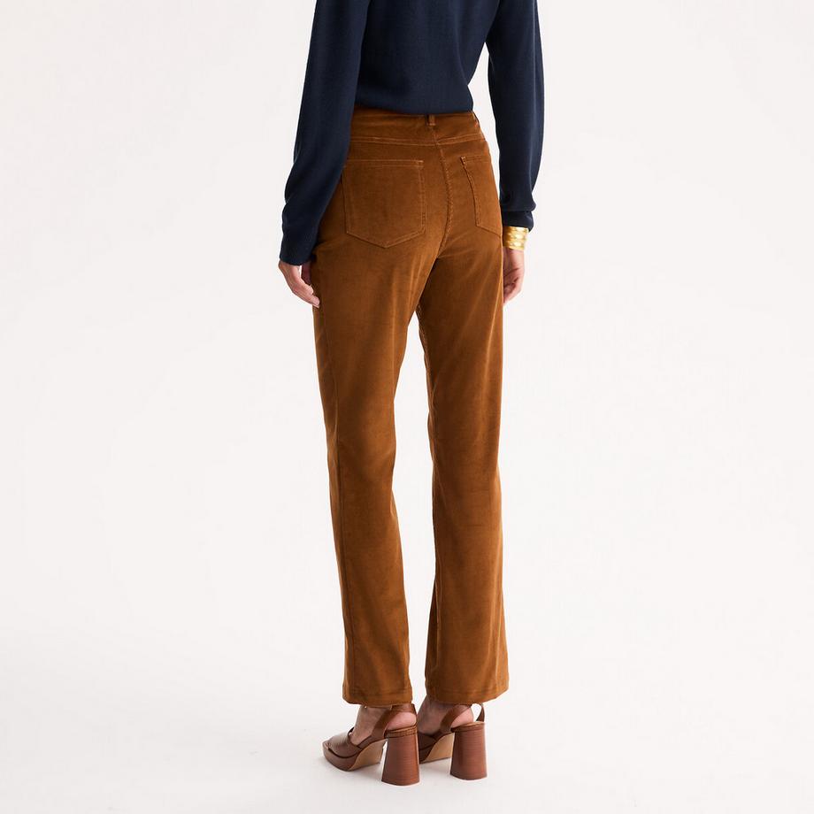 La Redoute Collections Pantalon Bootcut en Velours Côtelé  
