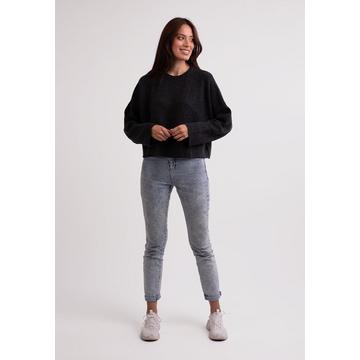 Wolle Kaschmir Rundhals Pullover