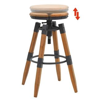 VidaXL Tabouret de bar bois  