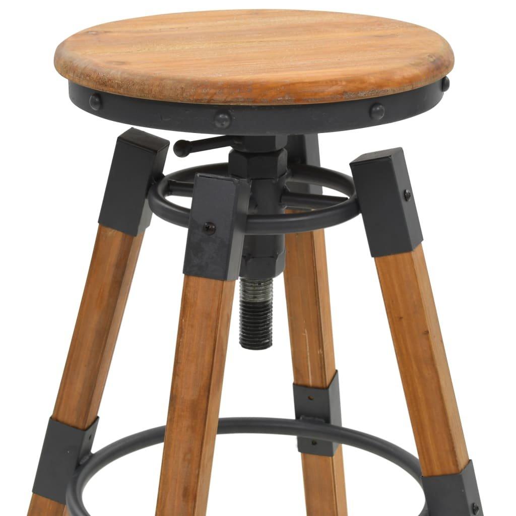 VidaXL Tabouret de bar bois  