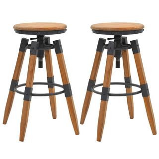 VidaXL Tabouret de bar bois  