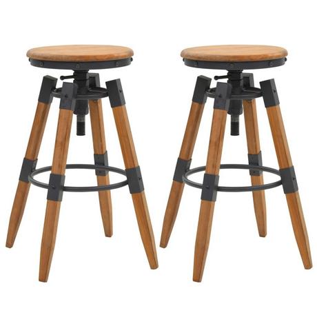 VidaXL Tabouret de bar bois  