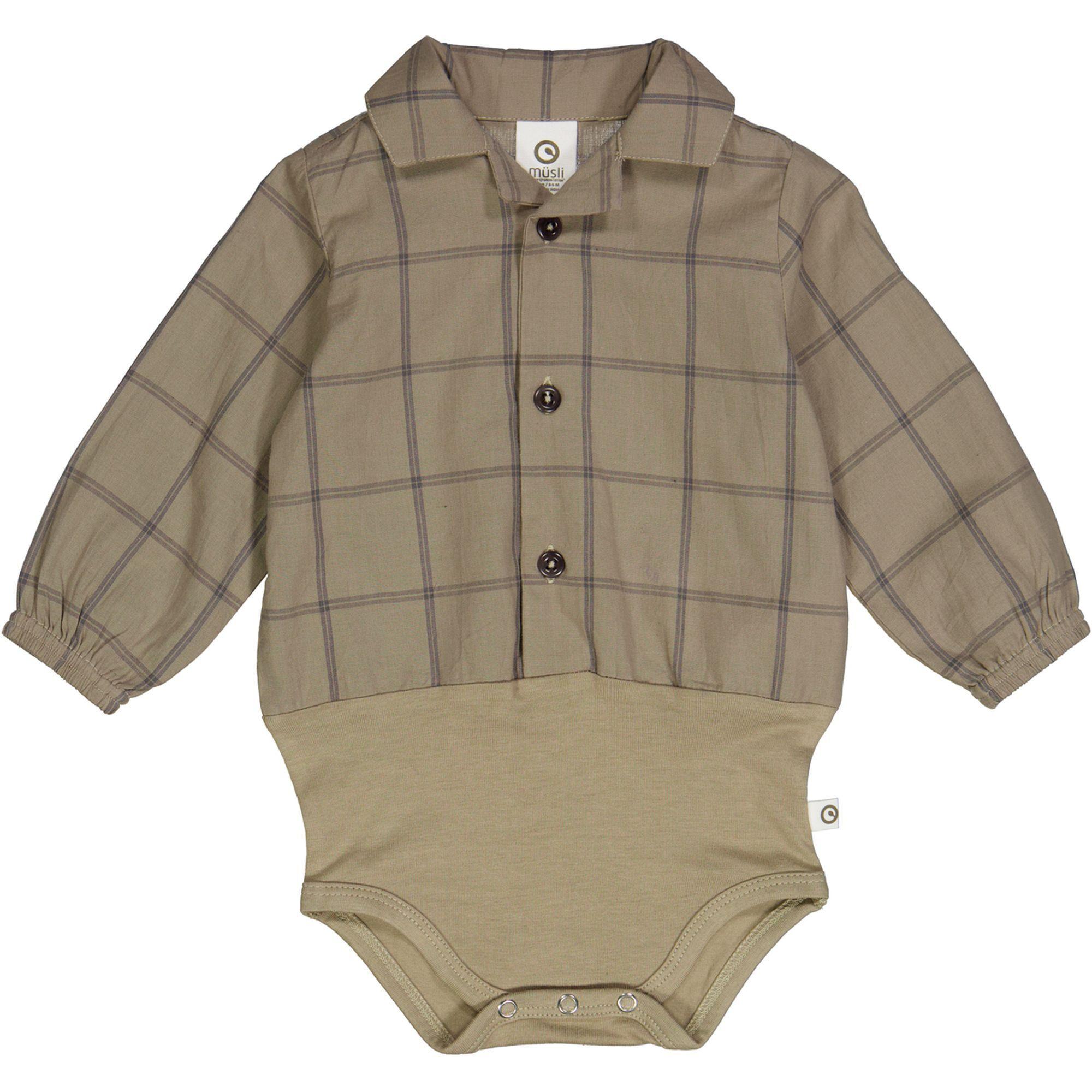 Image of Polo-langarmbody Unisex Beige 56