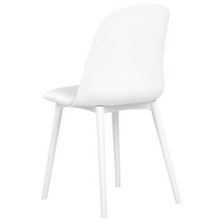 Beliani Lot de 2 chaises de salle à manger en Matière synthétique Moderne FOMBY  