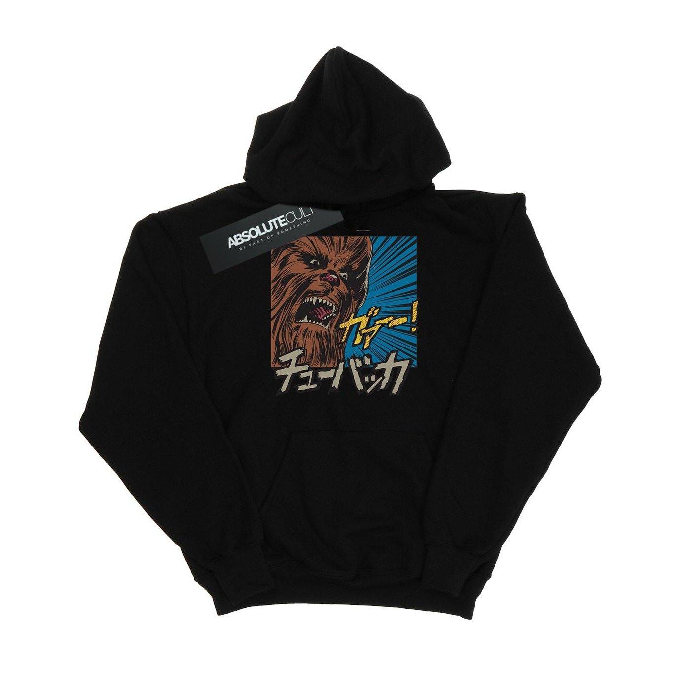 Image of Chewbacca Roar Pop Art Kapuzenpullover Jungen Schwarz 116