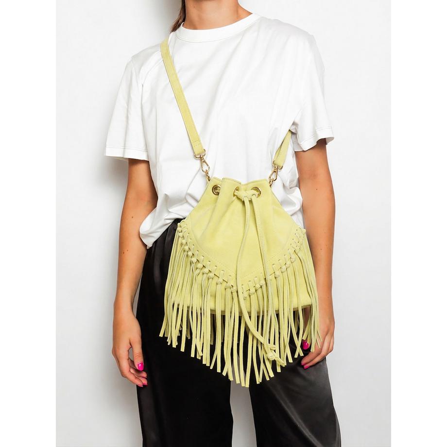Gave Lux Sac seau avec franges  
