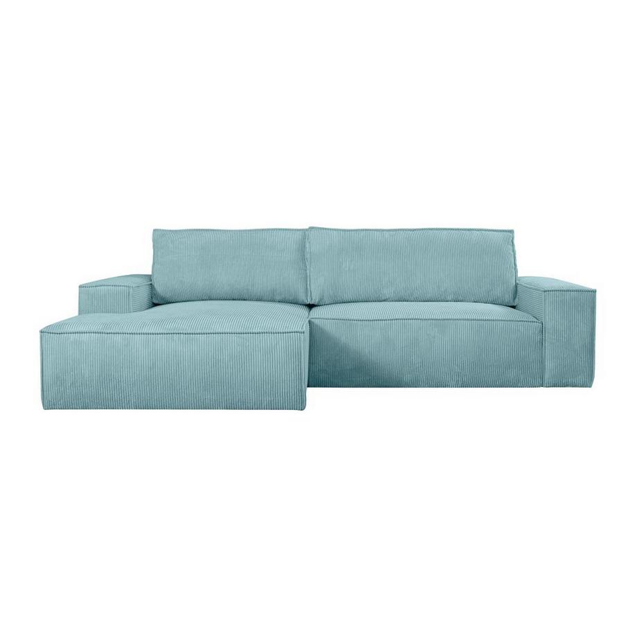 Vente-unique Ecksofa mit Schlaffunktion AMELIA von PASCAL MORABITO Kord  Ecke links  