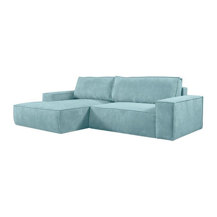 Vente-unique Ecksofa mit Schlaffunktion AMELIA von PASCAL MORABITO Kord  Ecke links  