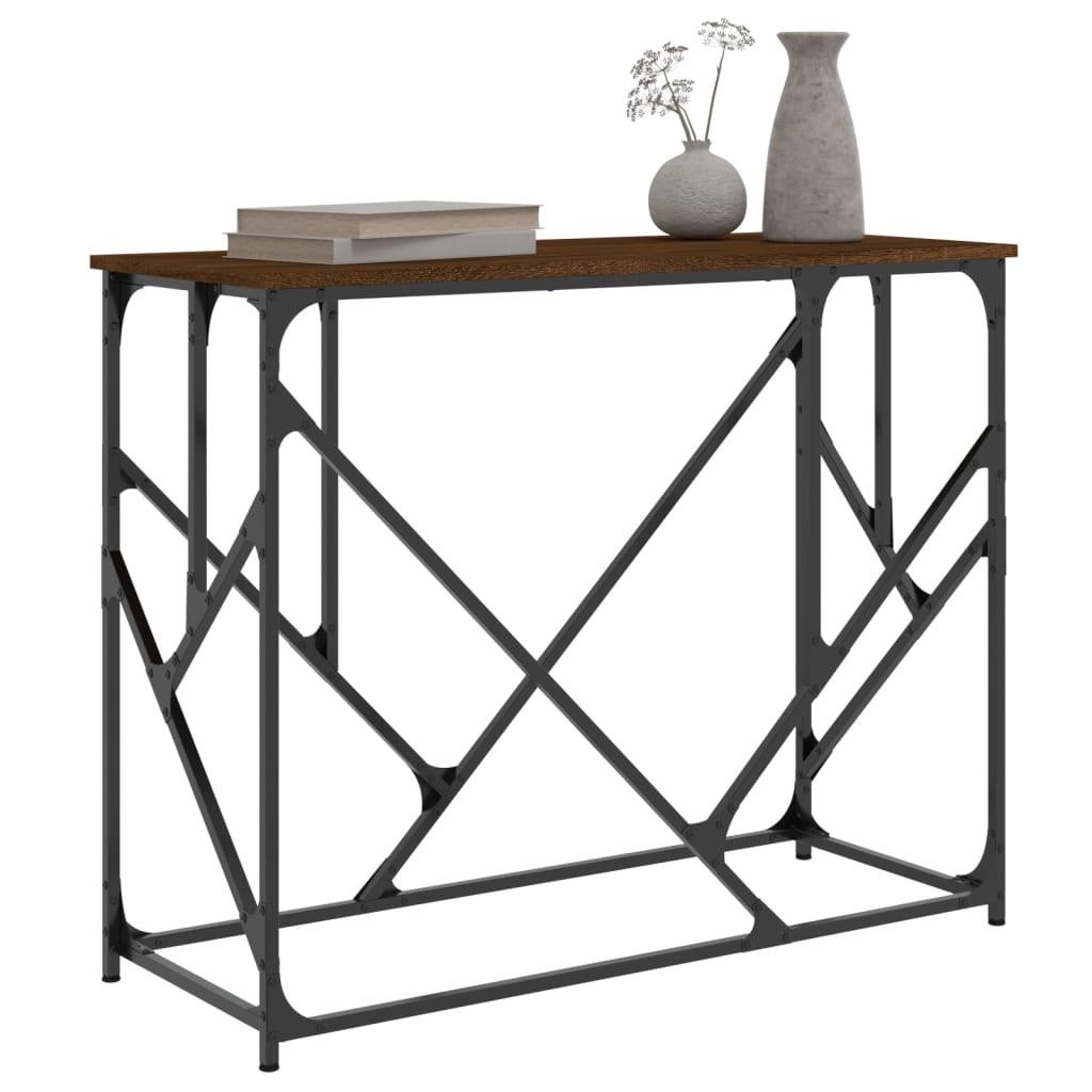 VidaXL Table console bois d'ingénierie  