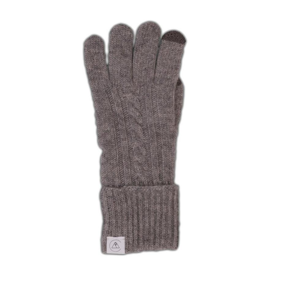 CASH-MERE.CH Guanti in Cashmere a Treccia  