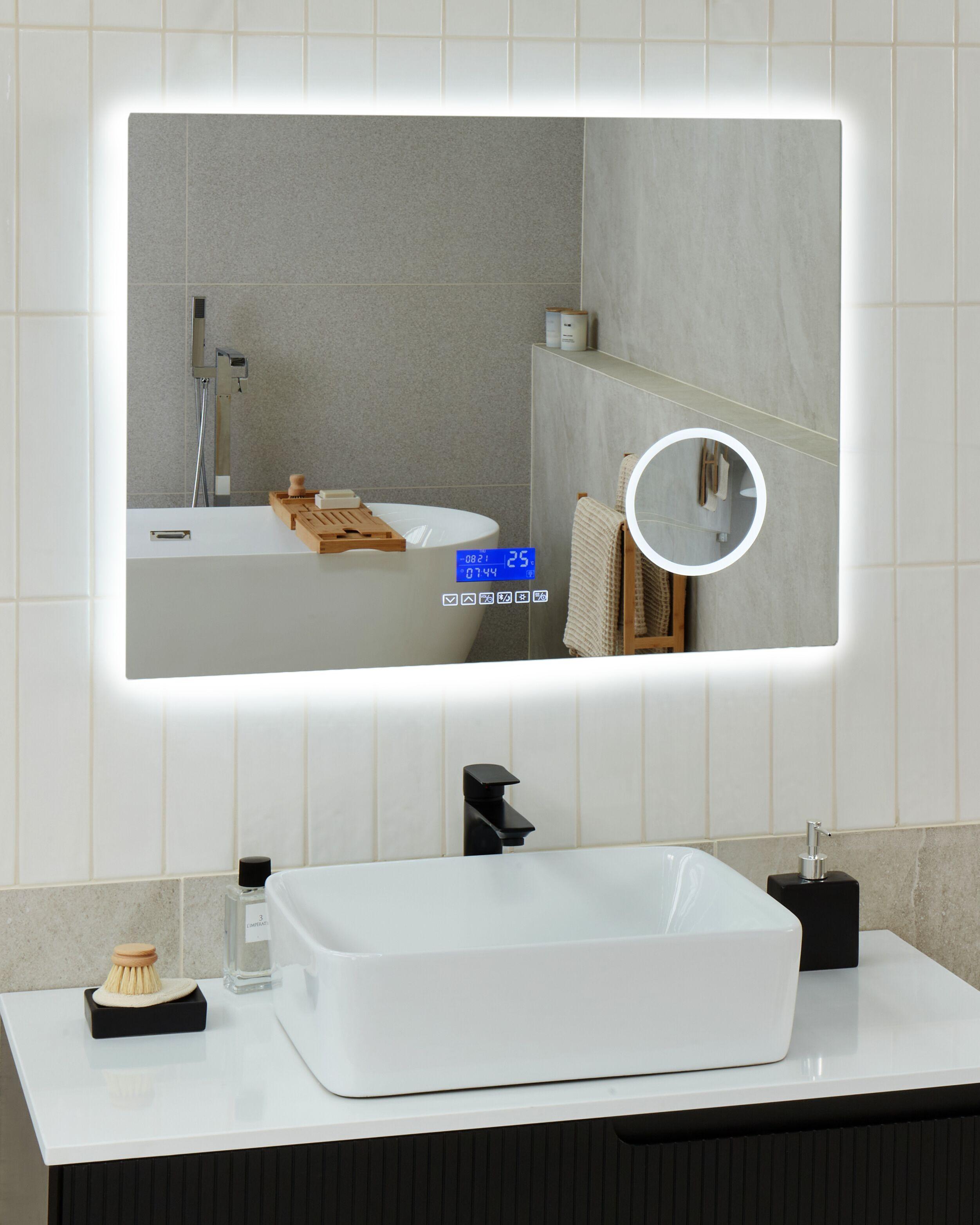 Beliani Miroir en Matière synthétique Glamour MONTARON  