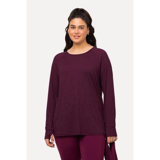 Ulla Popken  Sweater, Loop, Rundhals, Langarm, extraweich, Daumenloch 