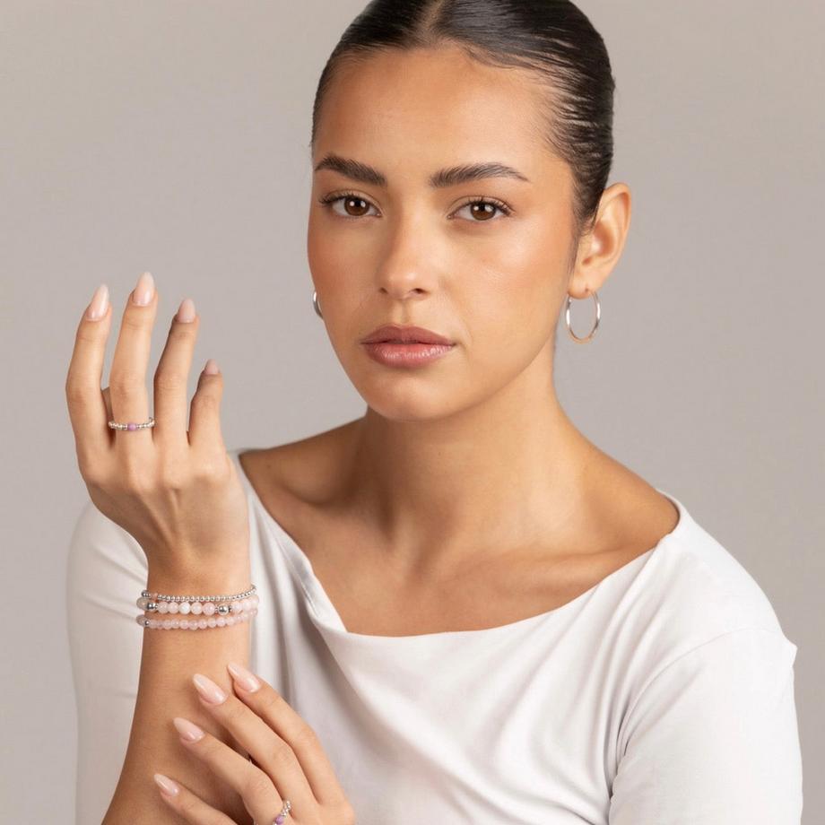 Balibay  Meleni -  Armband 925 Sterling Silber mit einem Zimt Mondstein 