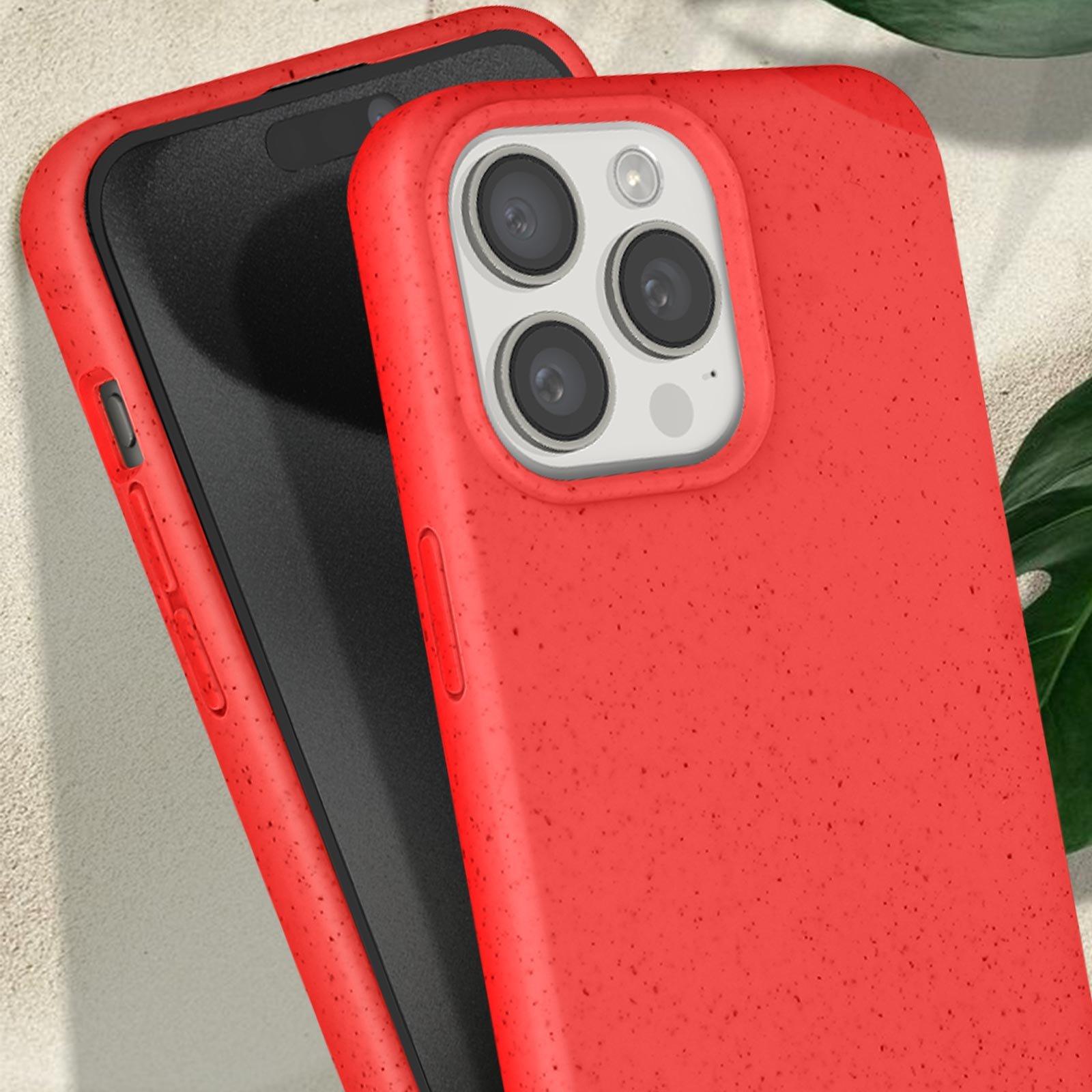 Avizar  Coque Cordon iPhone 15 Pro Rouge 