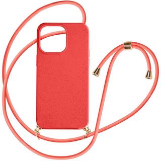 Avizar  Coque Cordon iPhone 15 Pro Rouge 