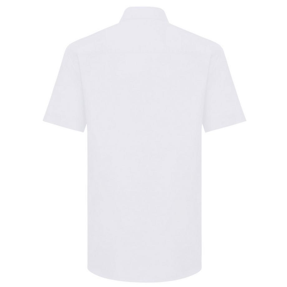 Russell Collection Oxford Camicia Maniche Corte Facile Manutenzione  