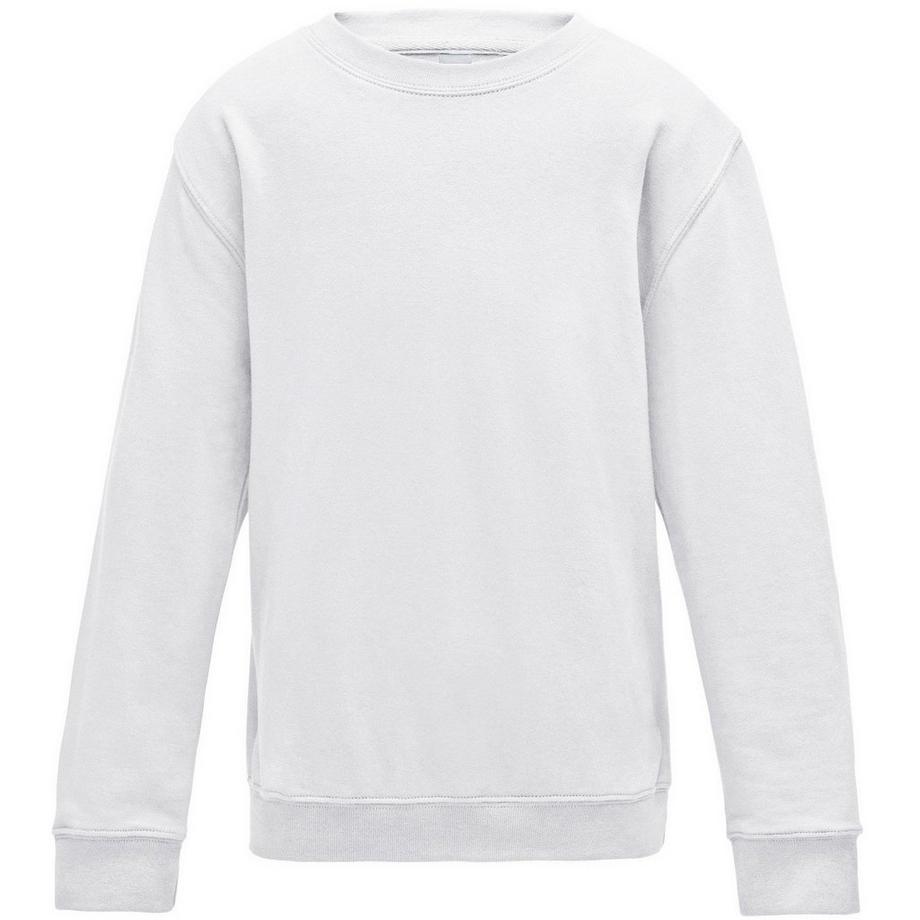 Just Hoods Plain Pullover mit Rundhalsausschnitt